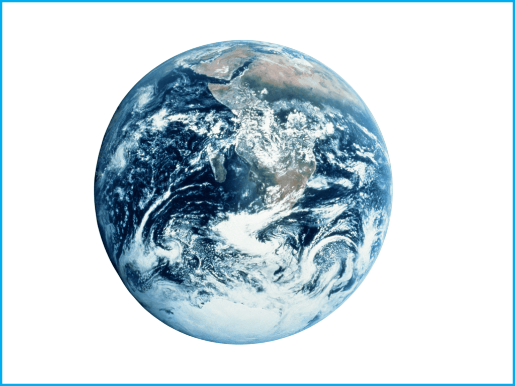 la Terre vue du ciel